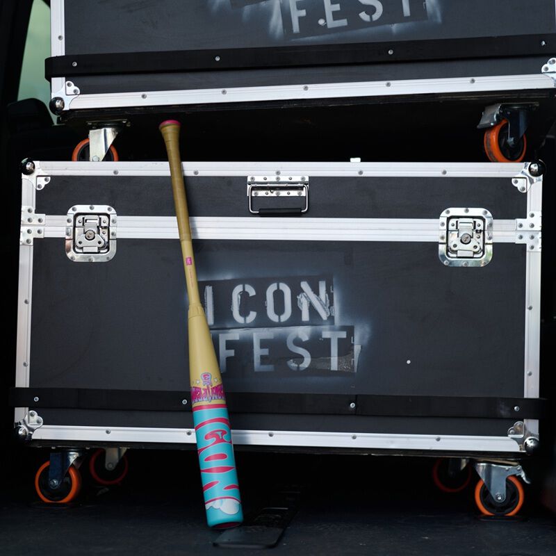 Rawlings Icon Fest Tan -3 BBCOR Baseball Bat, 34 in