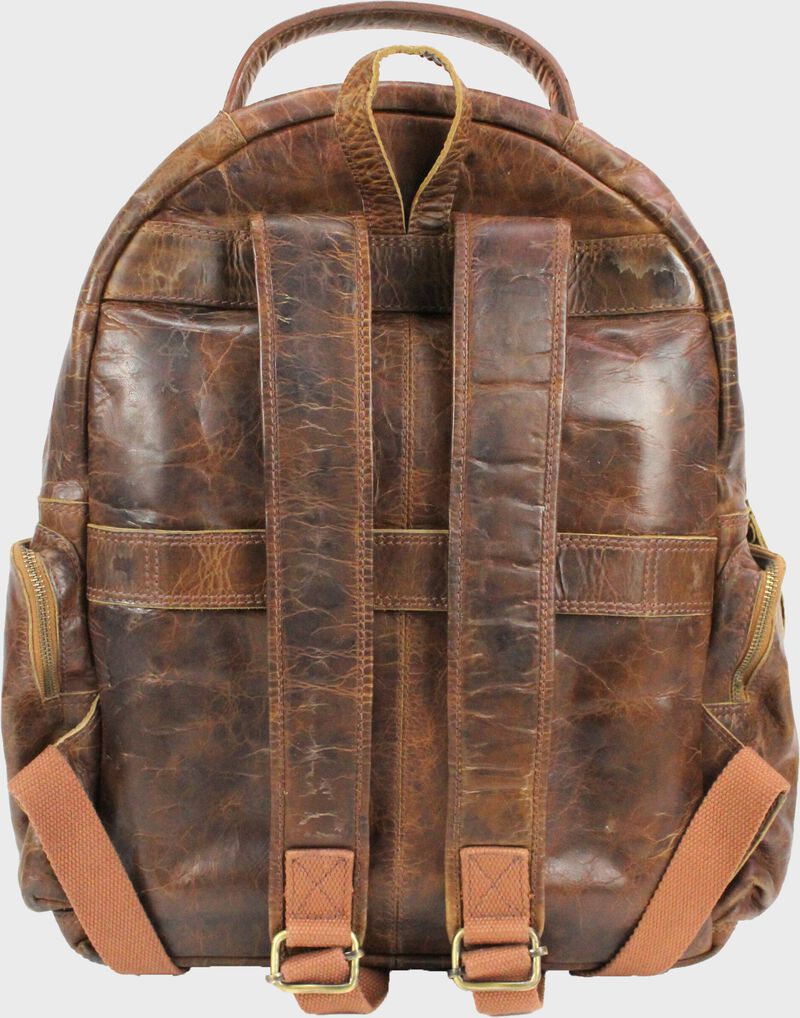 Origins Distressed Leather Backpack loading=