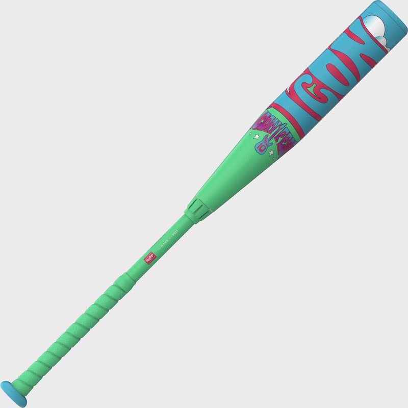 Rawlings Icon Fest Mint USA Baseball Bat, -10, 27 in