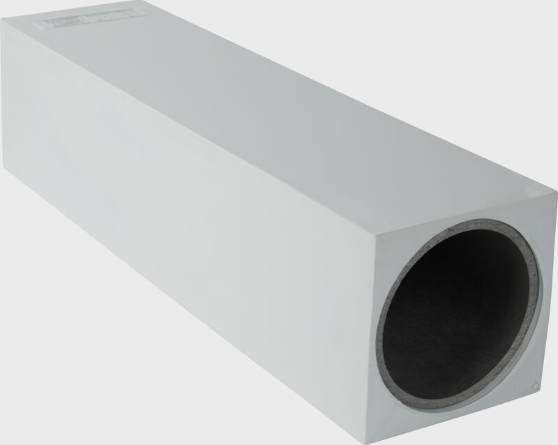 A white 24" official pro 4-sided pitching rubber - SKU: RP4SPR