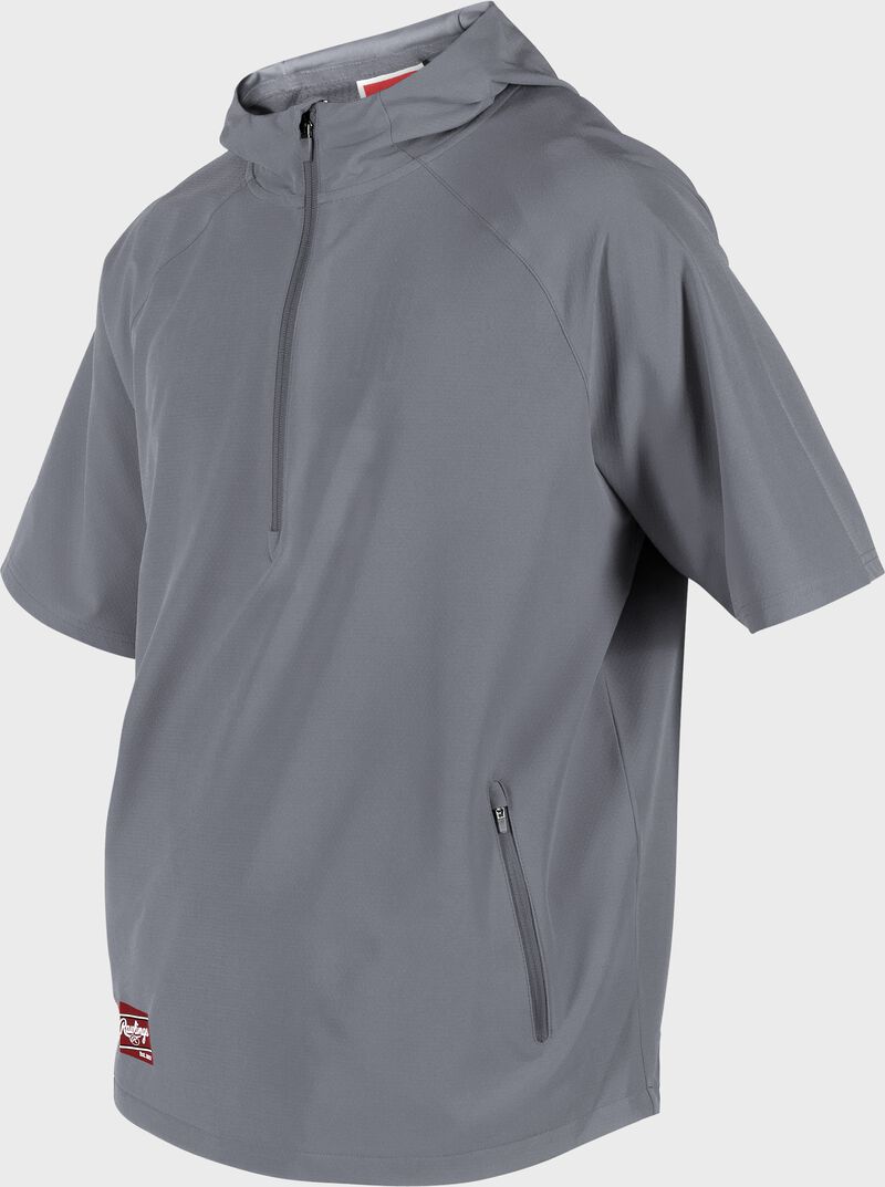 Rawlings ColorSync Short Sleeve Hoodie, Adult 3XL, Blue Gray