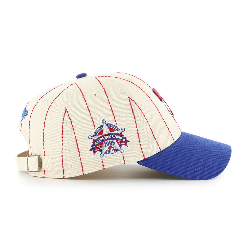 Texas Rangers Rawlings '47 Brand Pinstripe Clean Up Hat