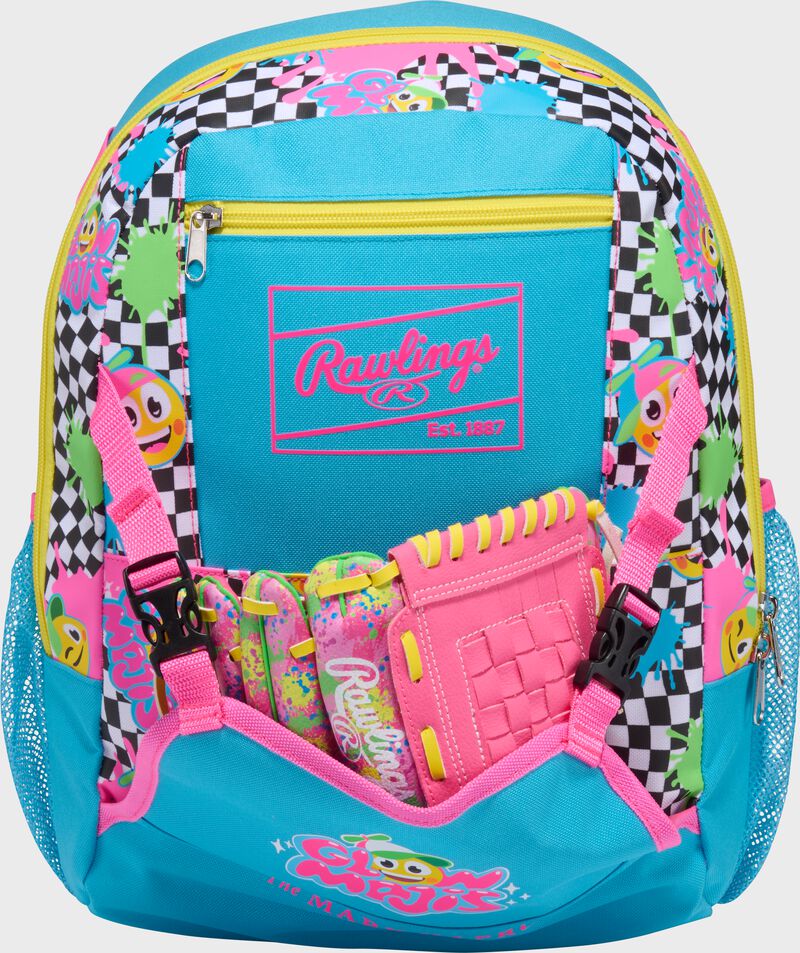 Rawlings Glow Mojis T-Ball Backpack