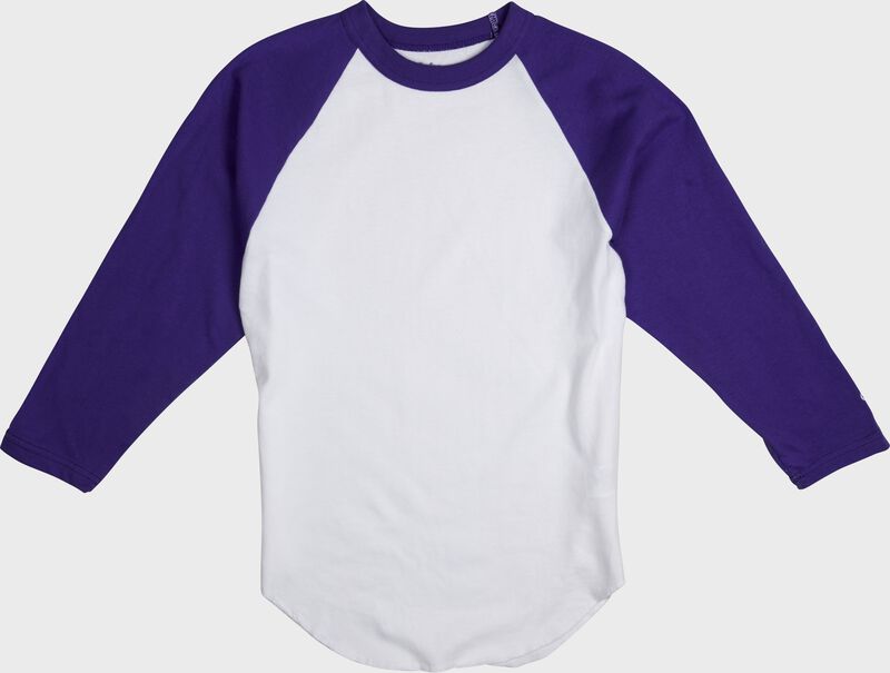 An Adult 3/4 Sleeve Crew Neck Shirt - SKU: MTT3000 loading=