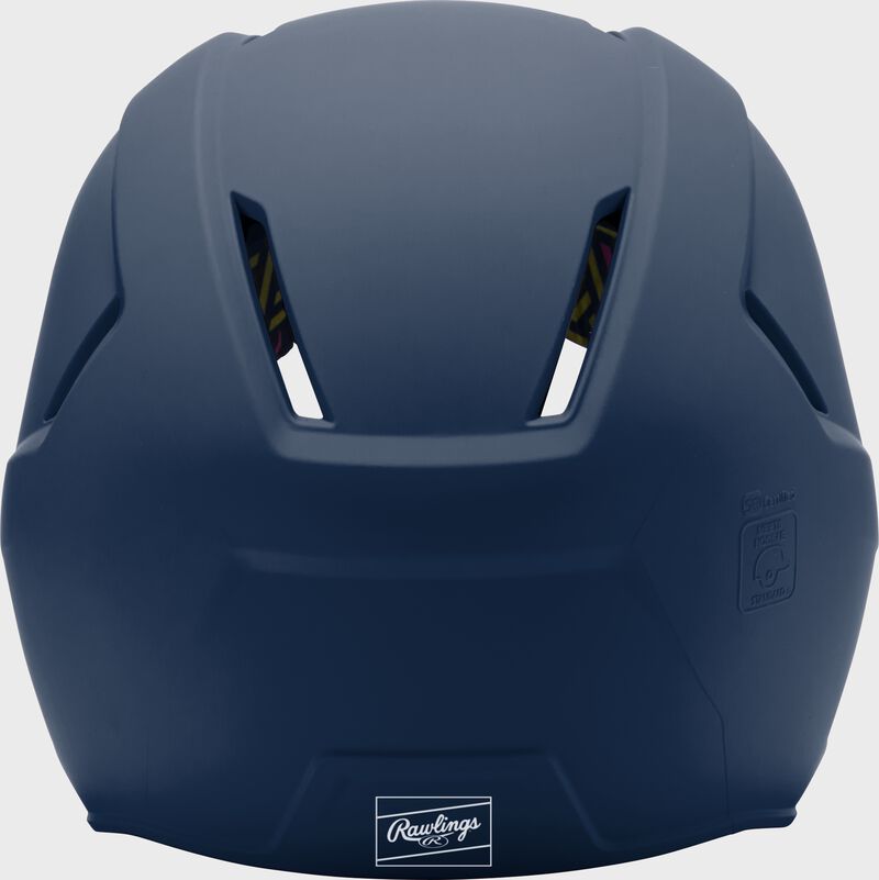 Rawlings CoolFlo Max Highlighter Youth Batting Helmet with Face Guard, Navy, M/L