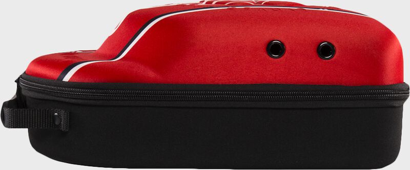 Back view of Rawlings Black Clover Red Patch Hat Caddie, Special Edition - SKU: RBCCADP loading=