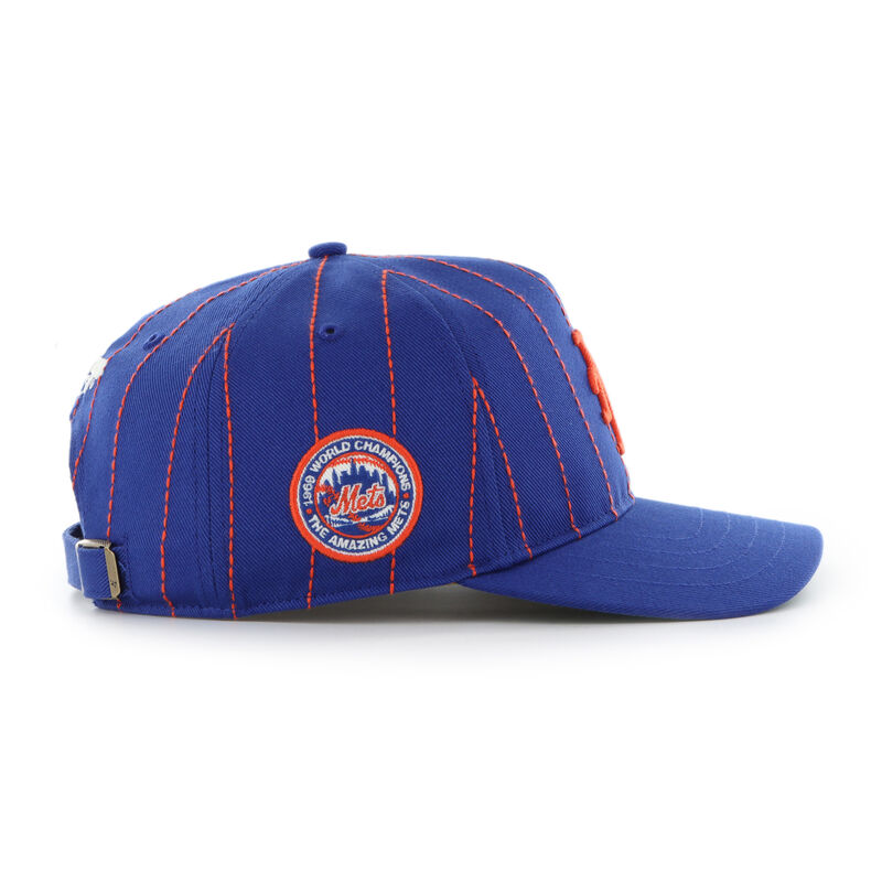 New York Mets Rawlings '47 Brand Pinstripe Hitch Hat