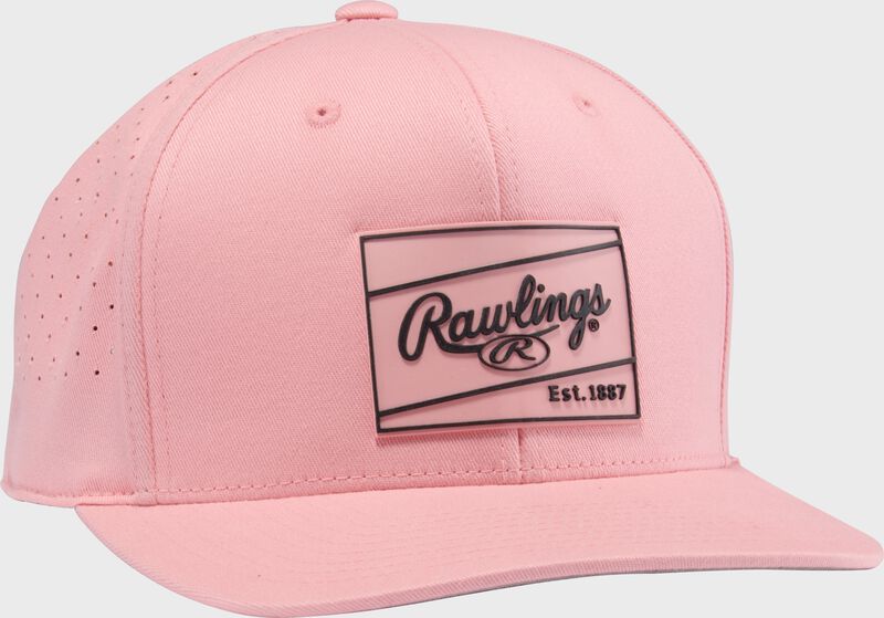 Rawlings Peach Performance Curved Bill Snapback Hat