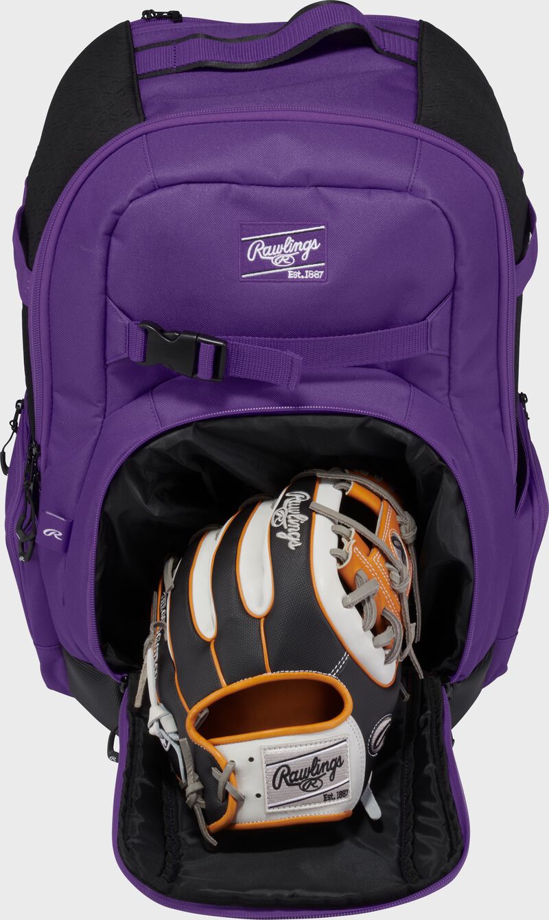Rawlings Journey Players Backpack, Purple