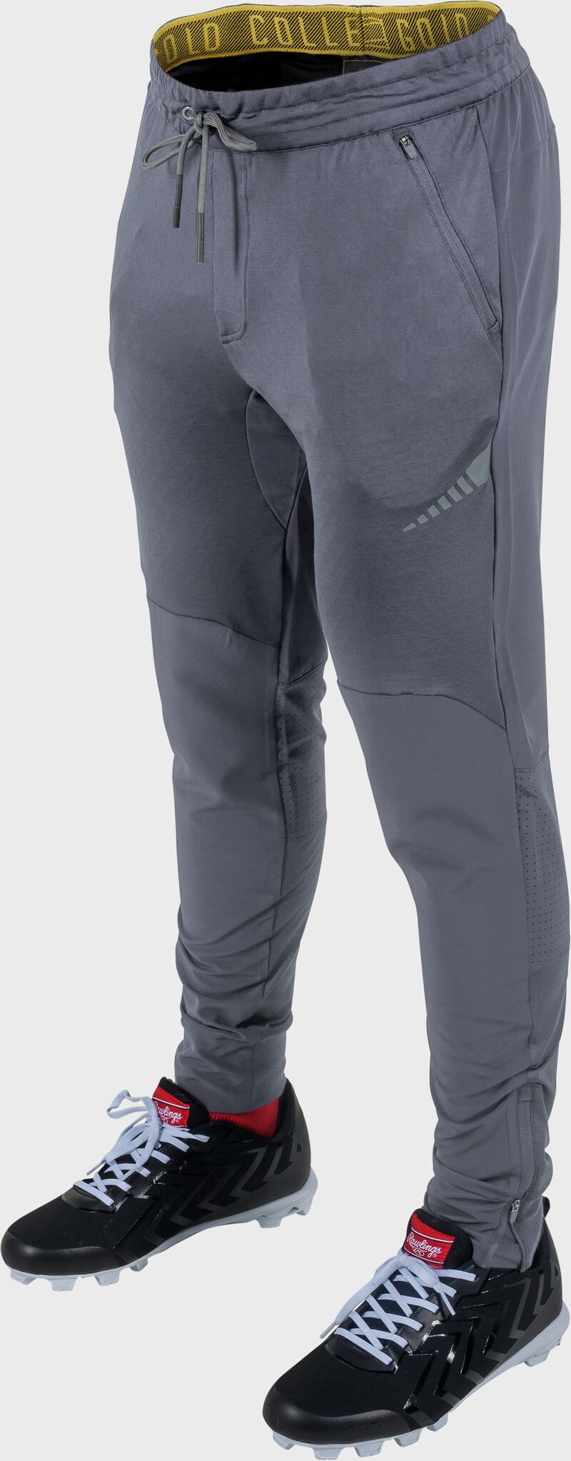 Rawlings Gold Collection Training Jogger Pant, Adult 2XL, Blue Gray loading=