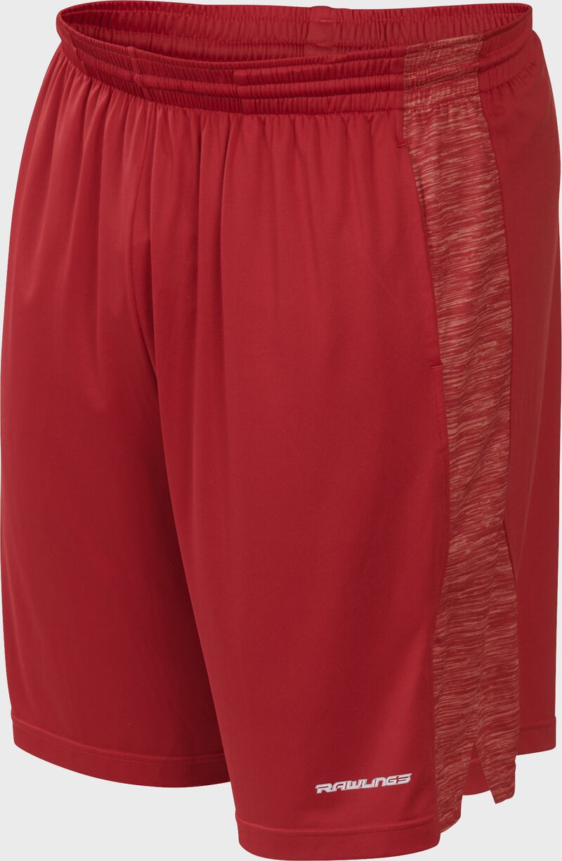 Front of Rawlings Scarlet Adult Launch Training Shorts - SKU #LS9 loading=