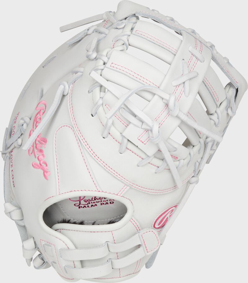 Liberty Advanced Color Series 13 in 1st Base Mitt, White/Pink, Left loading=