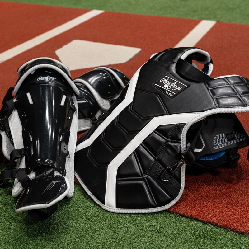 Rawlings Mach Pro Series Catcher's Set, Black, L