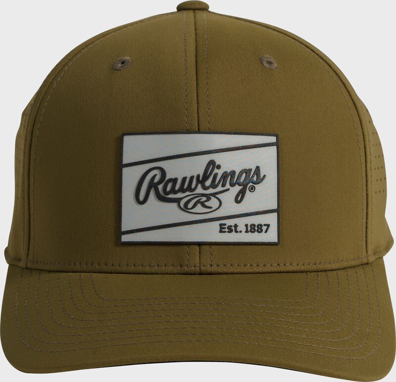 Rawlings Performance Snapback Hat, Military Green