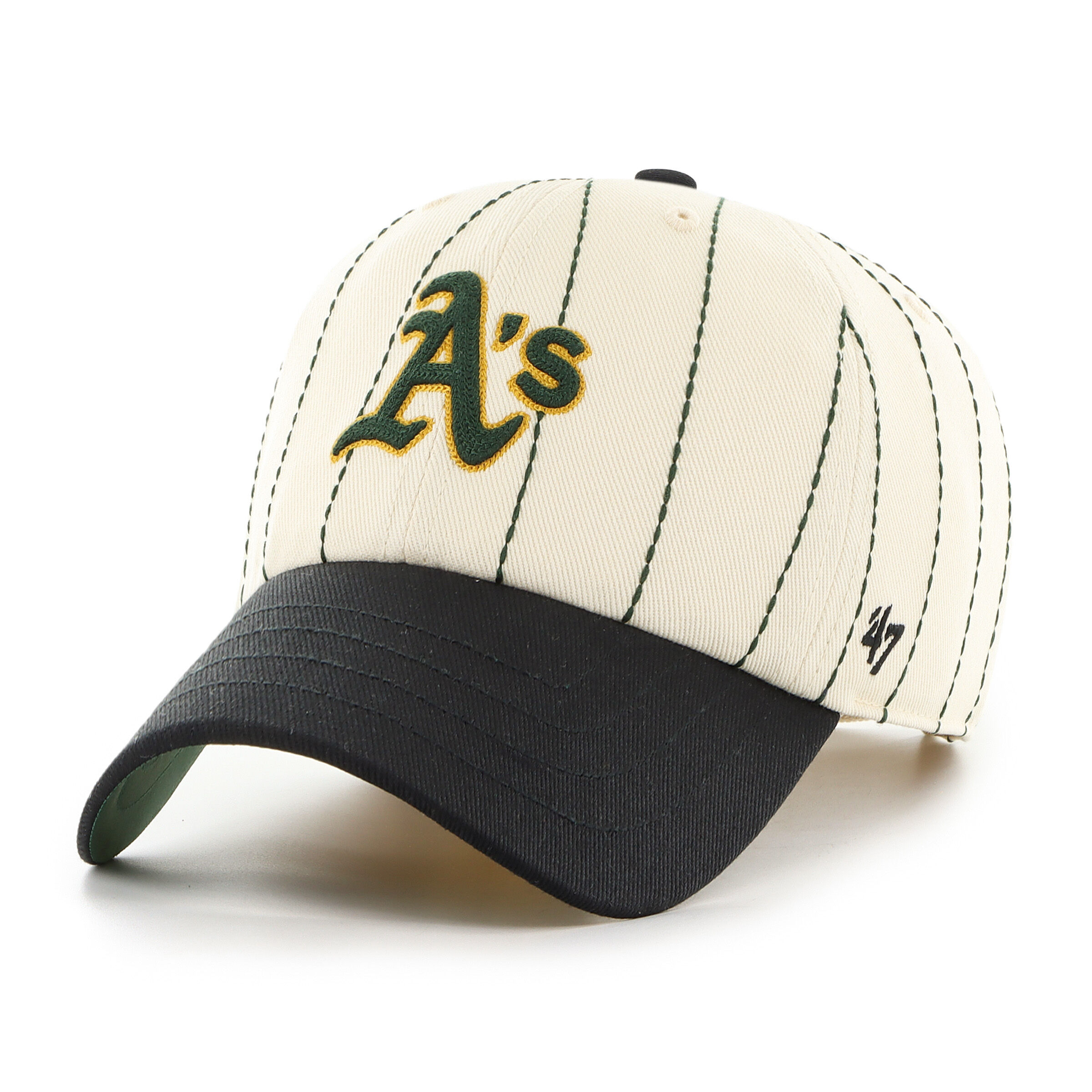 Athletics Baseball Rawlings '47 Brand Pinstripe Clean Up Hat
