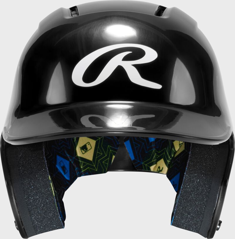 Rawlings CoolFlo Max Youth Batting Helmet, Black, M/L