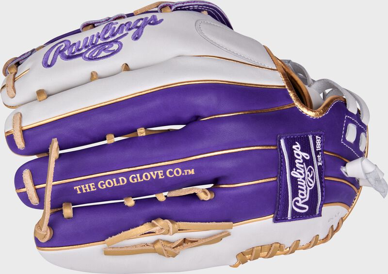 Liberty Advanced Color Series 12.75 in Outfield Glove, White/Purple, Right loading=