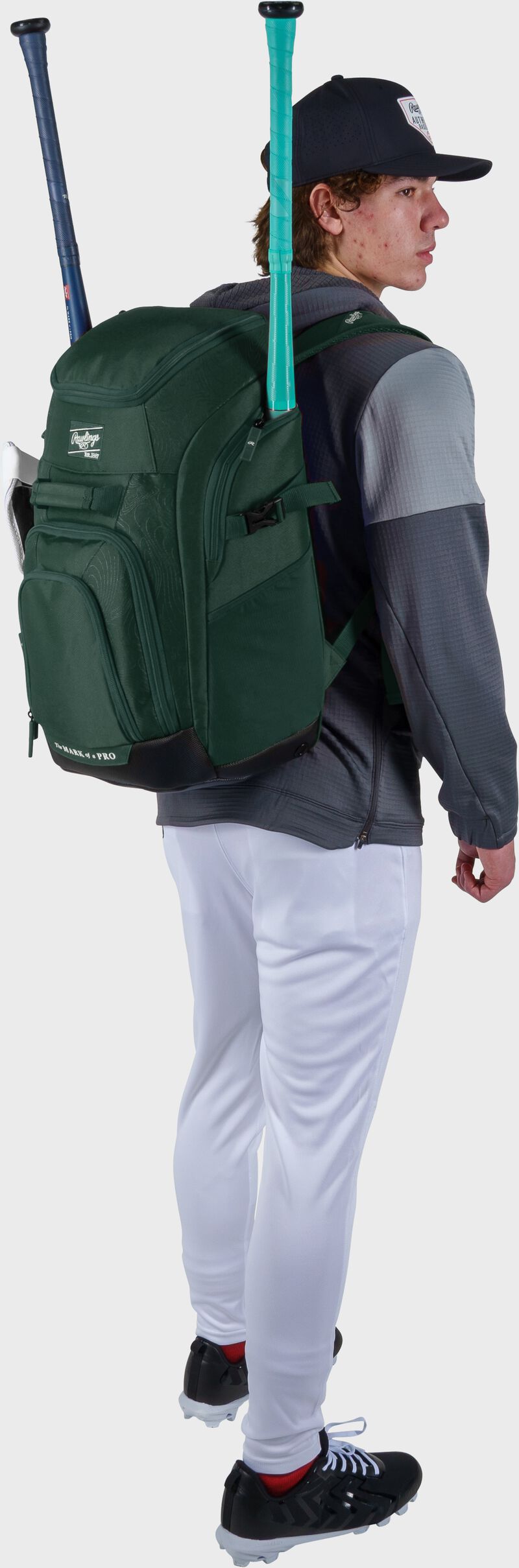 Franchise 2 Players Backpack, Dark Green