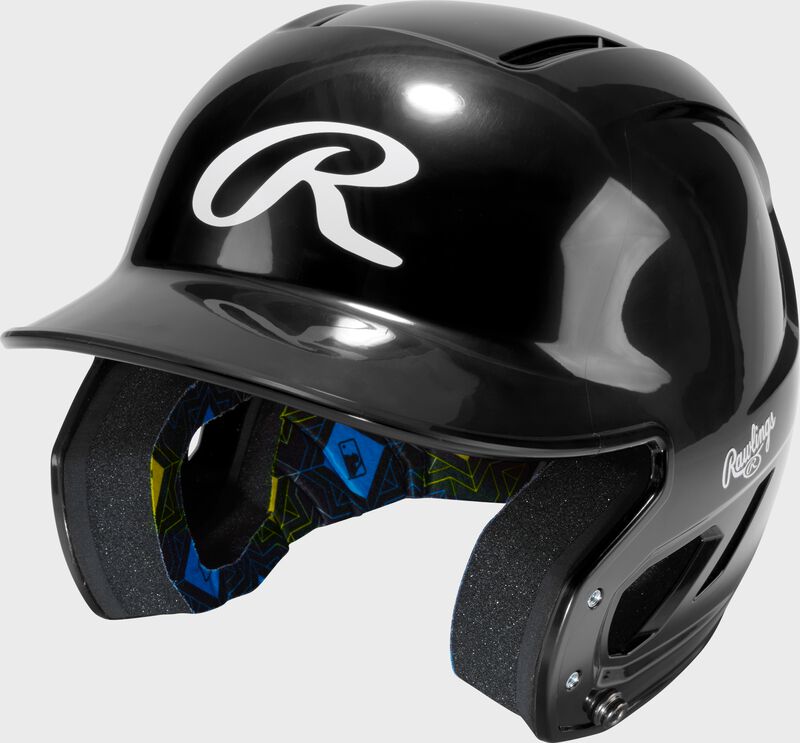 Rawlings CoolFlo Max Youth Batting Helmet, Black, M/L