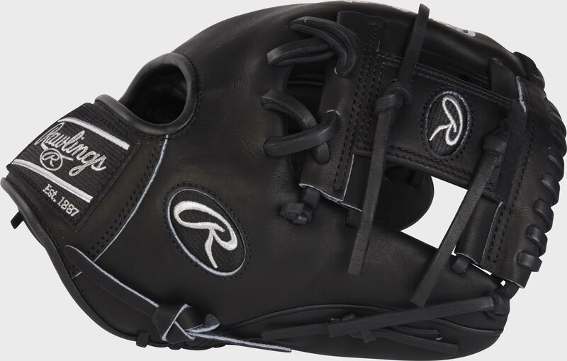 Thumb of a black Heart of the Hide R2G 11.5" infield glove with a black I-web - SKU: RSGPROR204-2B