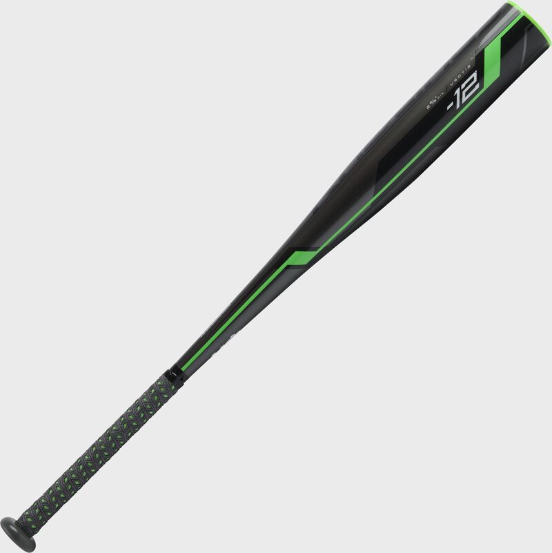 A black Rawlings USA -12 Threat bat - SKU: USDT12 loading=