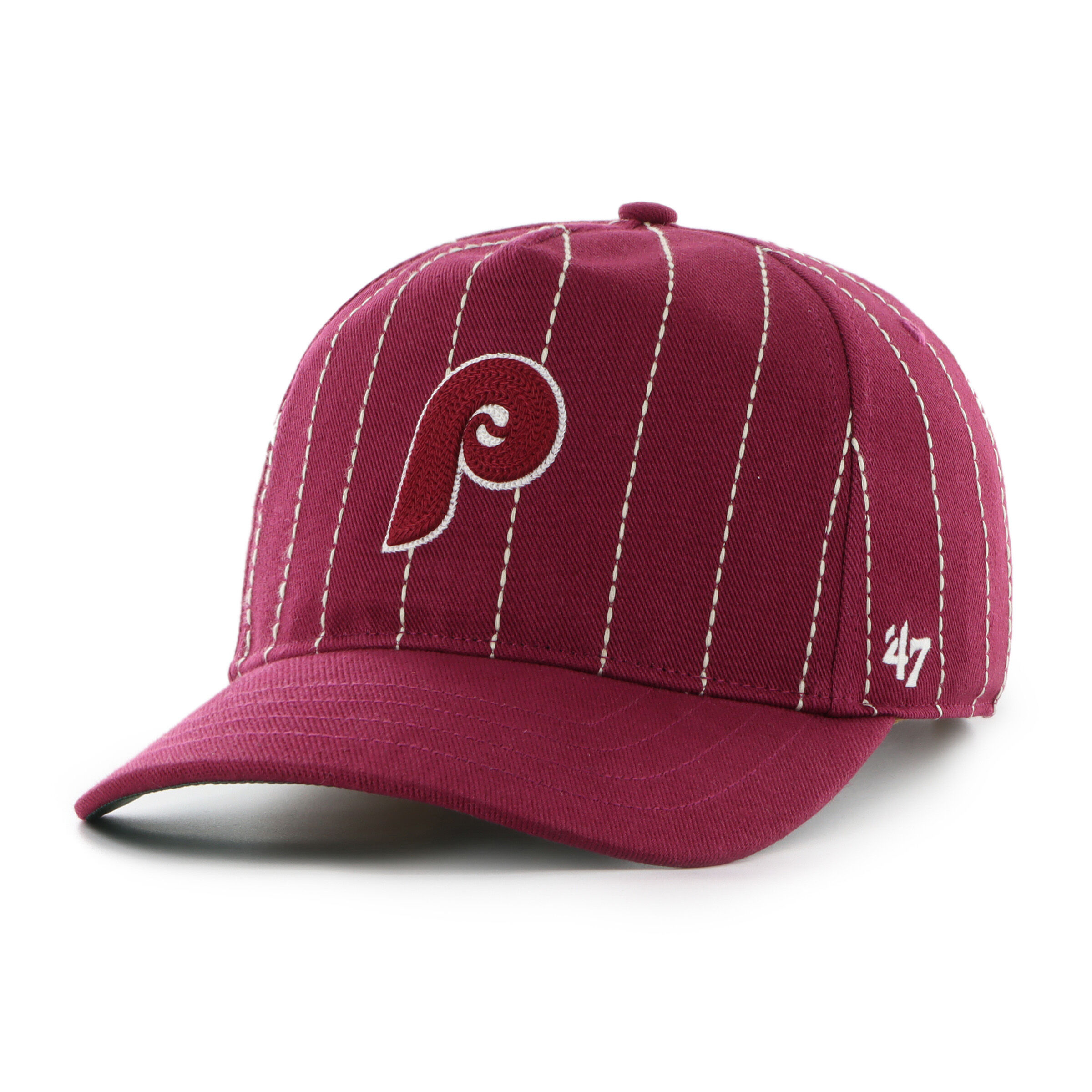Philadelphia Phillies Rawlings '47 Brand Pinstripe Hitch Hat