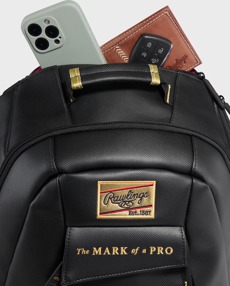 Rawlings Leather Gold Collection Utility Backpack