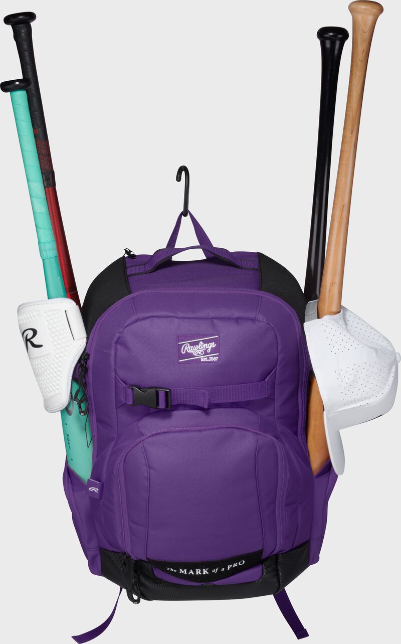 Rawlings Journey Players Backpack, Purple