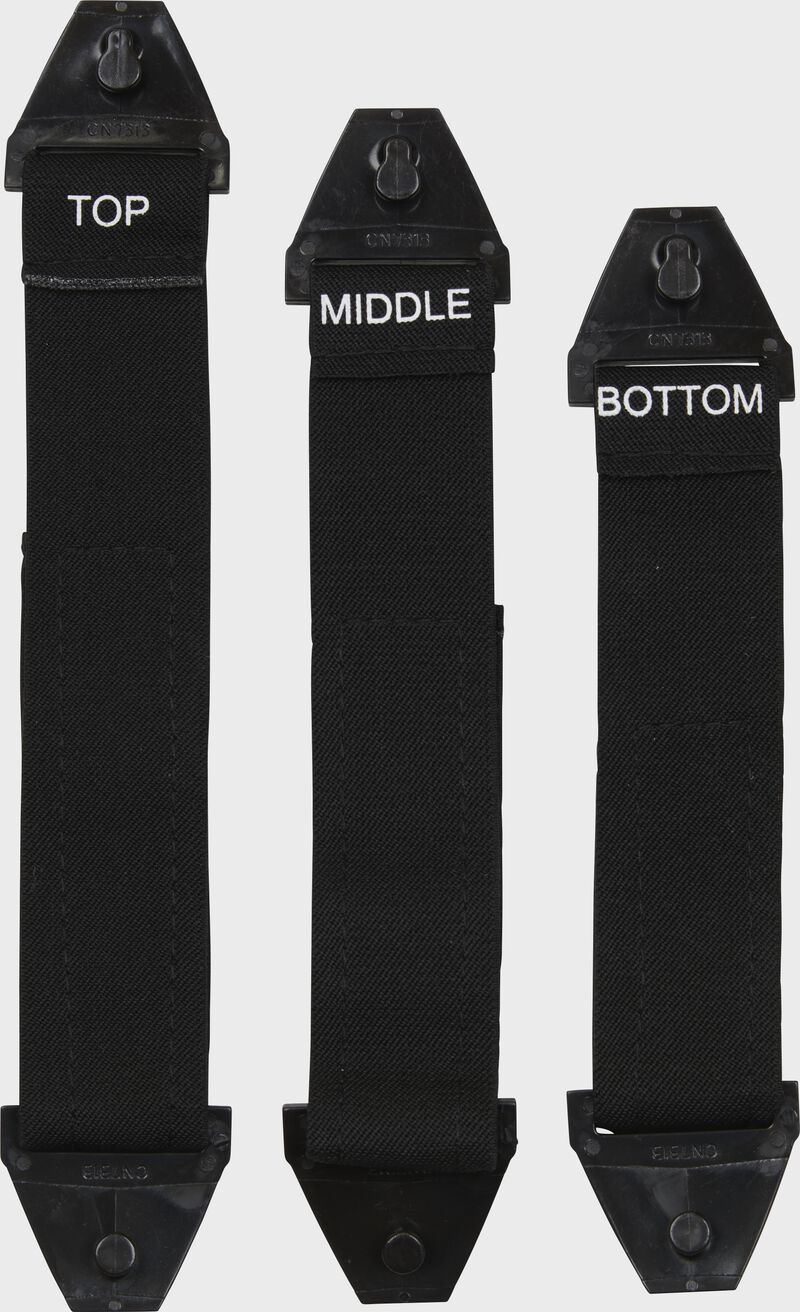3 separate Mach leg guard replacement straps - SKU: MLGE loading=