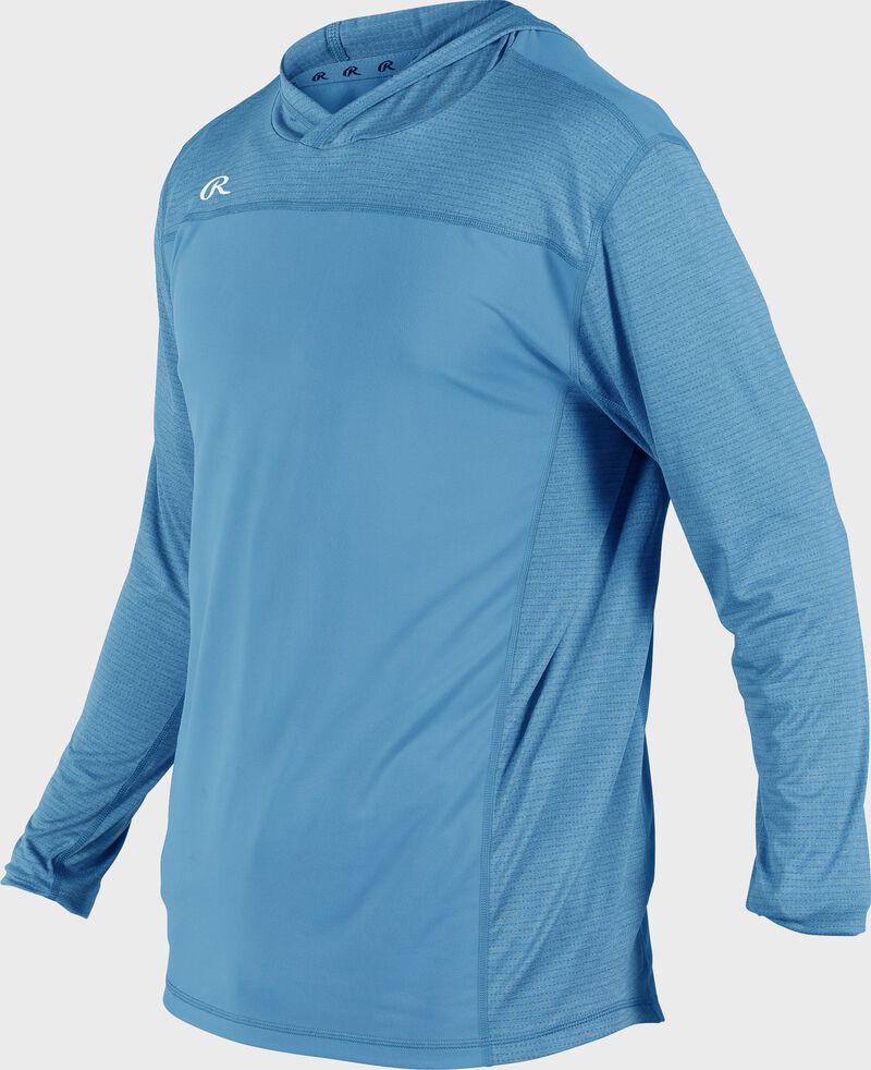 Rawlings ColorSync Lightweight Hoodie, Columbia Blue, Adult S