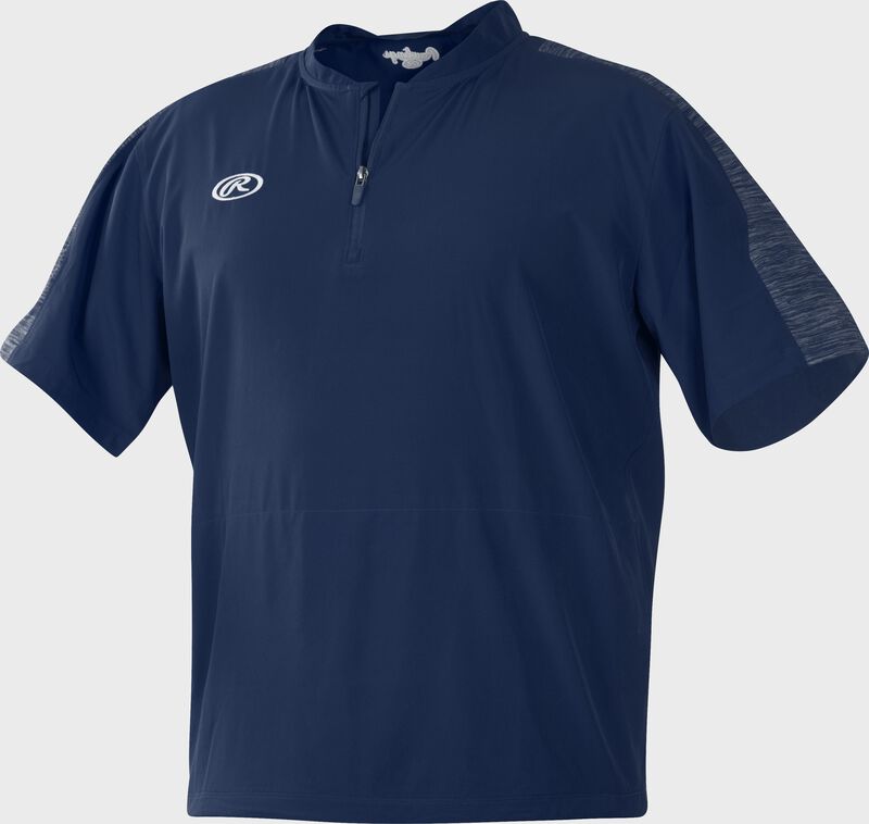 Front of Rawlings Navy Adult Launch Cage Jacket - SKU #LNCCJ-B loading=