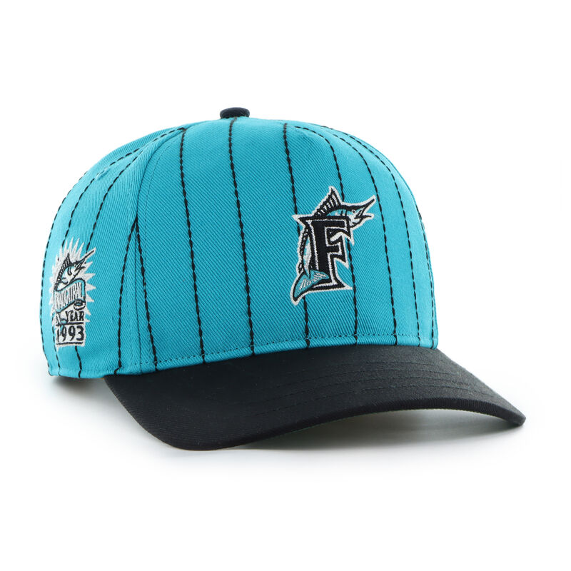 Miami Marlins Rawlings '47 Brand Pinstripe Hitch Hat