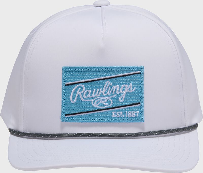 Rawlings White/Columbia Blue ColorSync Rope Hat loading=