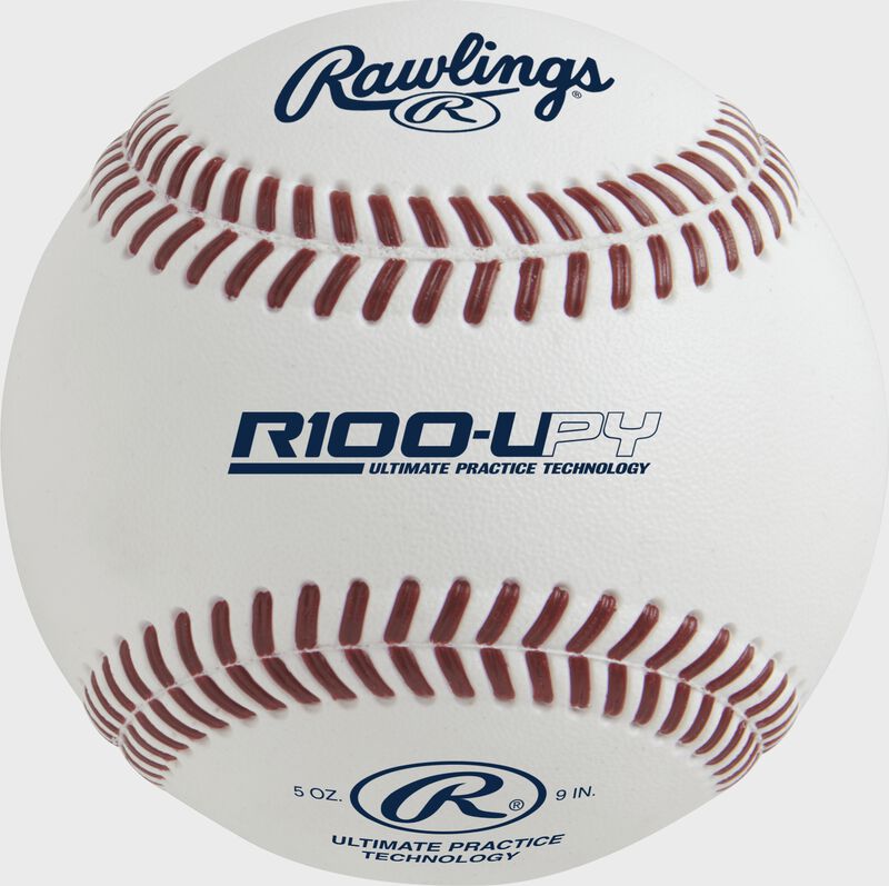 R100-UPY Ultimate Practice Technology youth baseball with raised, molded seams loading=
