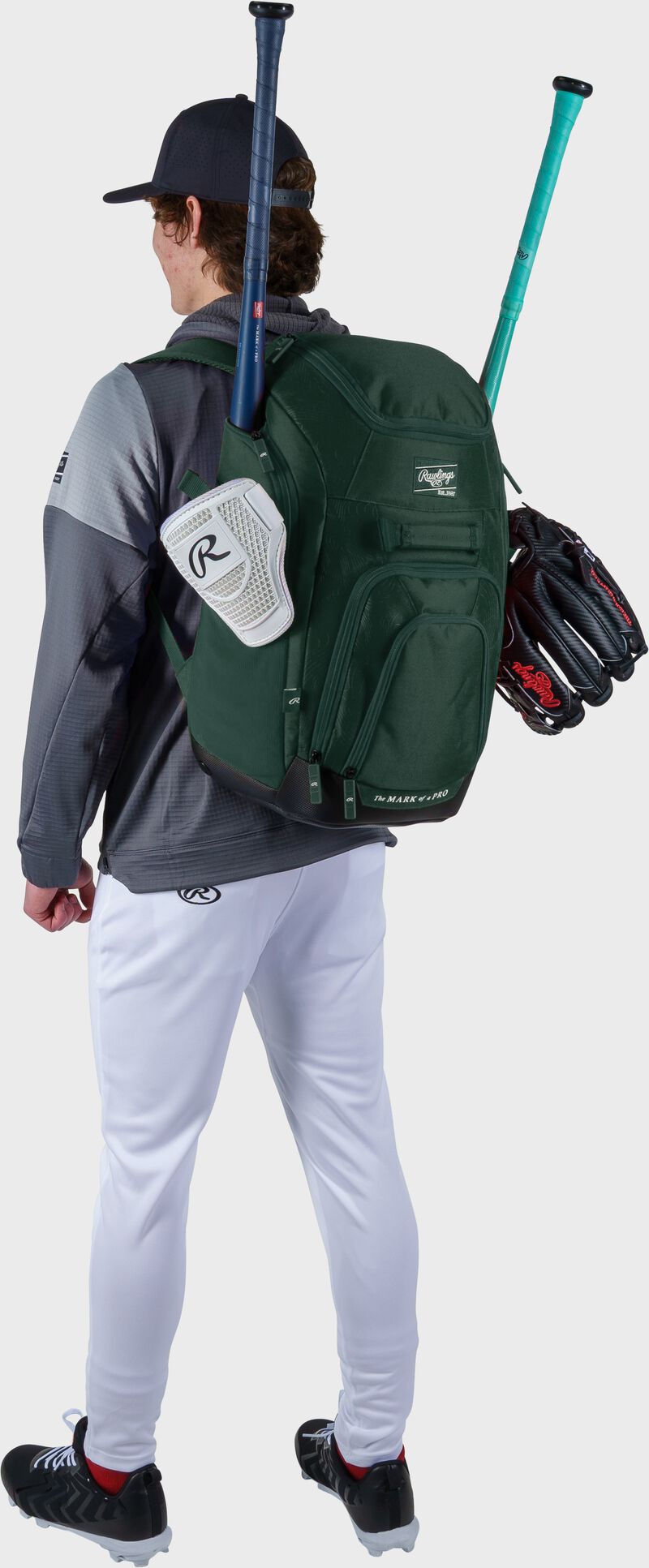 Franchise 2 Players Backpack, Dark Green