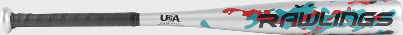 Rawlings logo on the barrel of a Storm t-ball bat - SKU: TB2S12 loading=