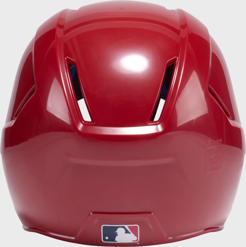 Rawlings CoolFlo Max Youth Batting Helmet, Scarlet, M/L
