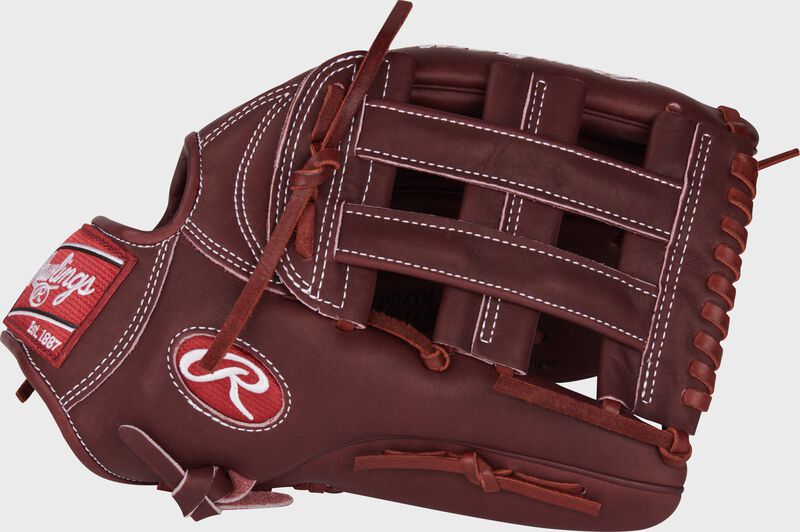 Thumb of a sherry Heart of the Hide 12.75" H-web outfield glove