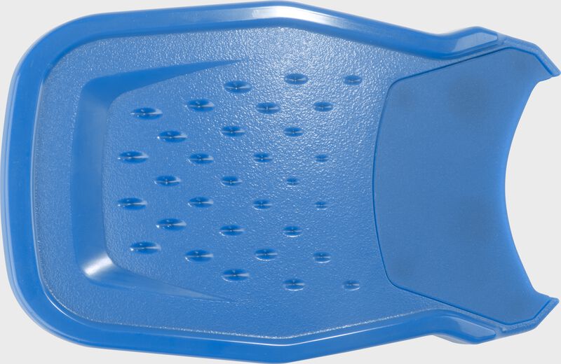 A Columbia blue Rawlings RX2 Reverse adjustable batting helmet extension