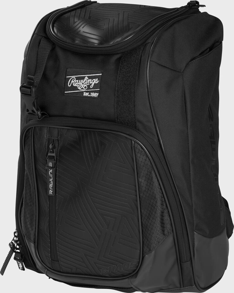 Rawlings Chaos Youth T-Ball Backpack, Black