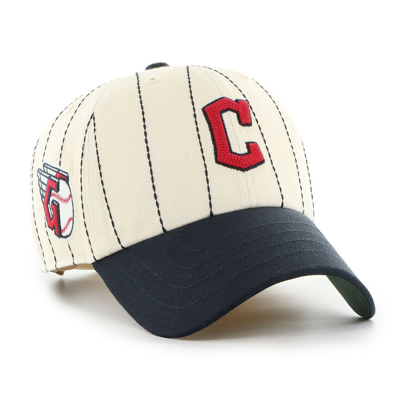 Cleveland Guardians Rawlings '47 Brand Pinstripe Clean Up Hat