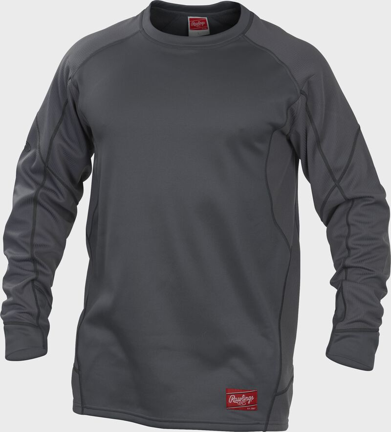 UDFP4 Dugout fleece pullover with a grey body and grey sleeves