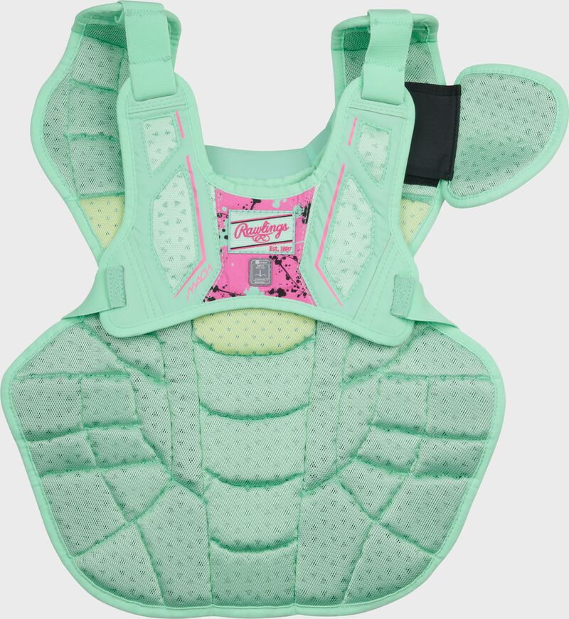 Limited Edition Mach Splatter Catcher's Gear Set, Mint/Pink, Youth