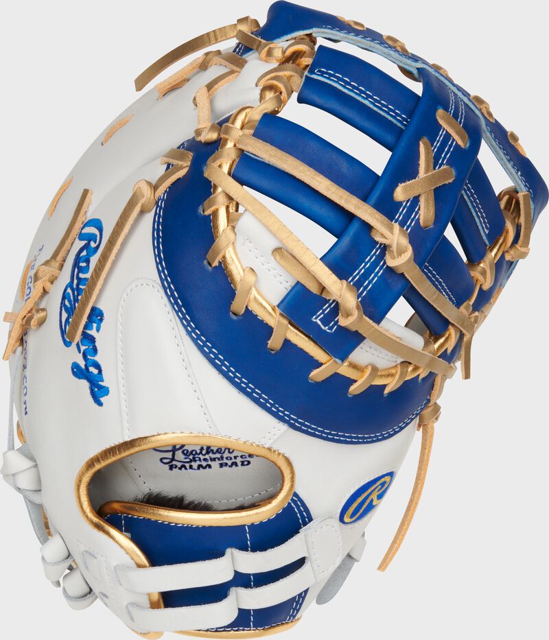 Liberty Advanced Color Series 13 in 1st Base Mitt, White/Royal, Left loading=