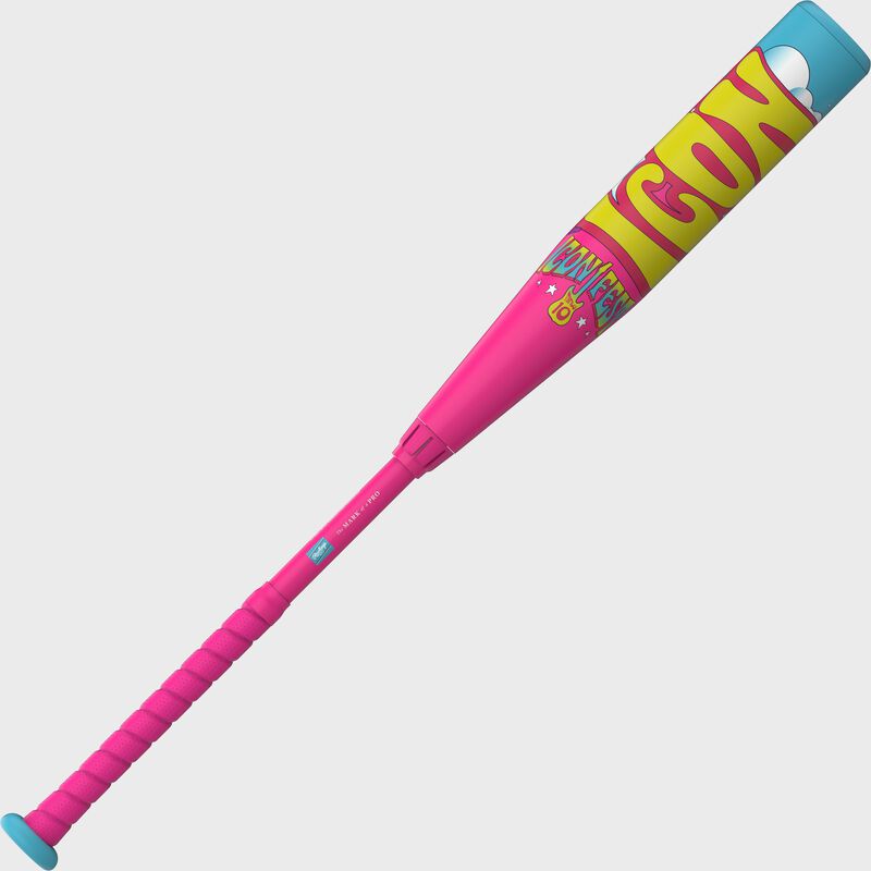 Rawlings Icon Fest Pink USA Baseball Bat, -10, 27 in