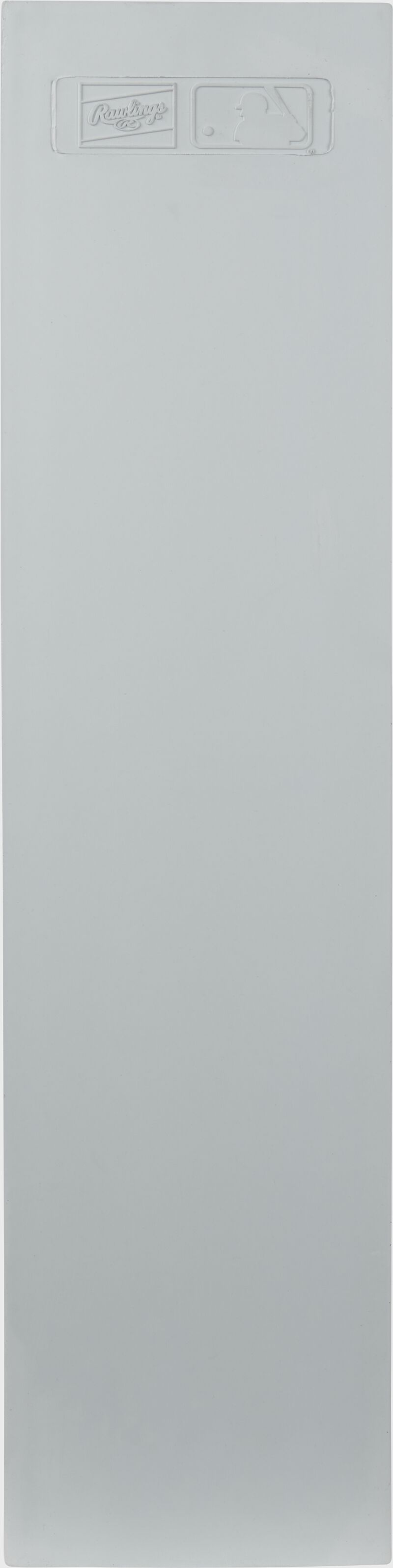 Top of a white Pro 4-sided pitching rubber - SKU: RP4SPR