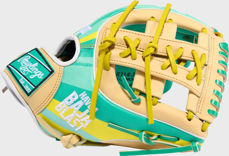 Rawlings Heart of the Hide Baja Blast 11.5 Inch Infield Glove