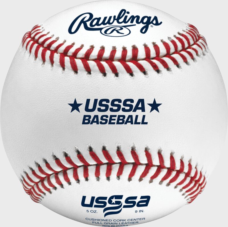 ROLBUSSSA USSSA youth tournament grade baseball with raised seams