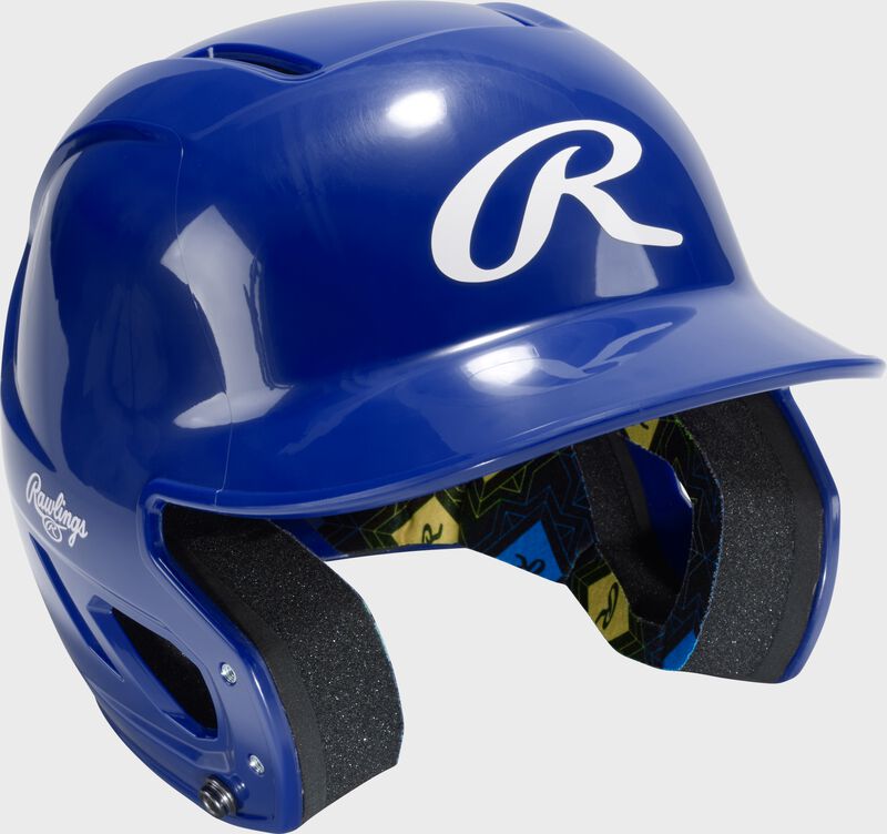 Rawlings CoolFlo Max Youth Batting Helmet, Royal, M/L