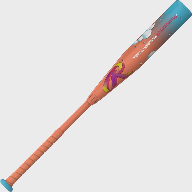 Rawlings Icon Fest Peach USSSA Baseball Bat, -10, 31 in